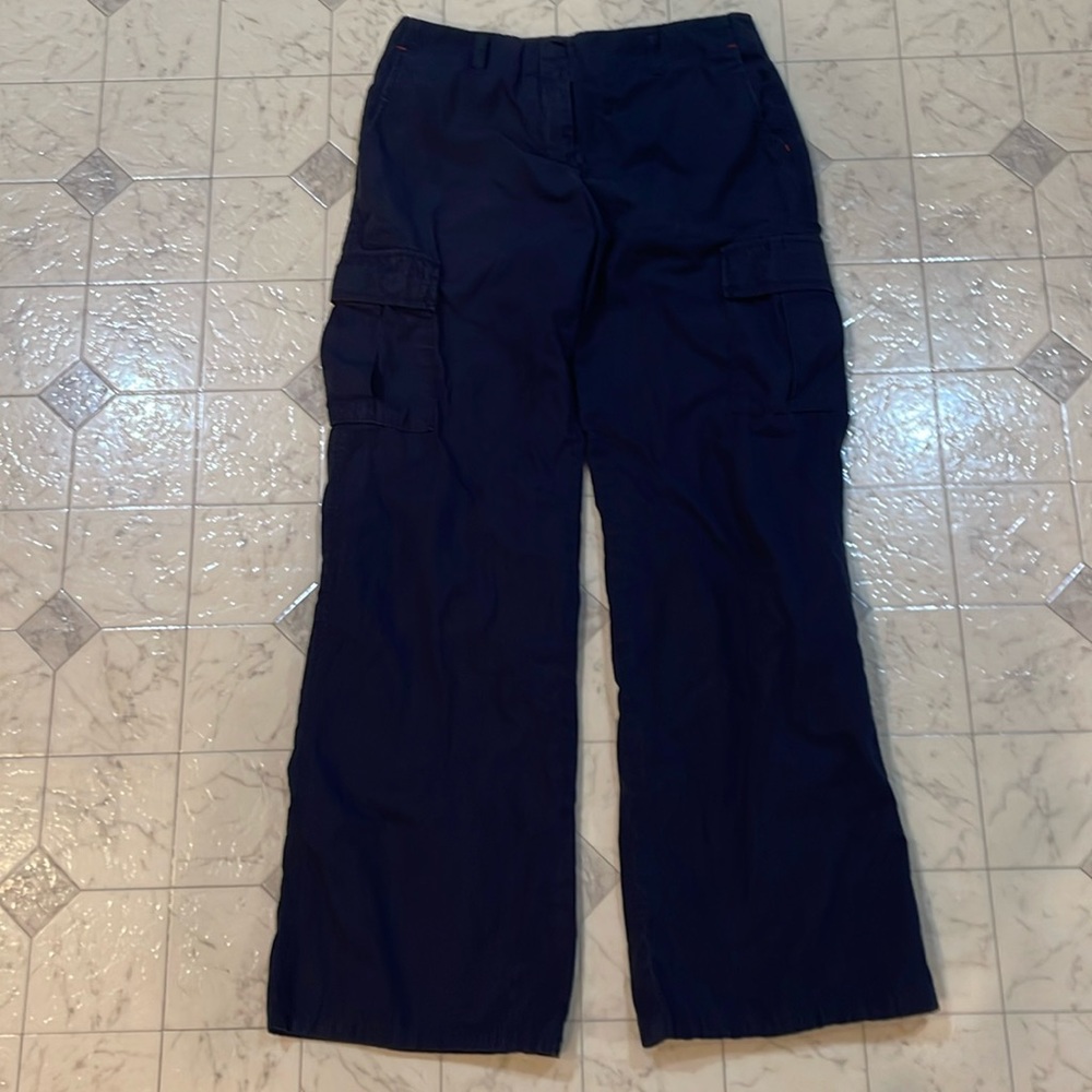 Tommy Hilfiger navy dressy cargo pants. SZ 4 EUC